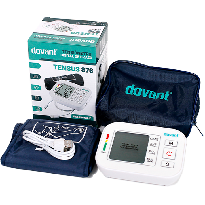 Tensiómetro Digital de Brazo Tensus 876 (Recargable) - Unidad - DOVANT